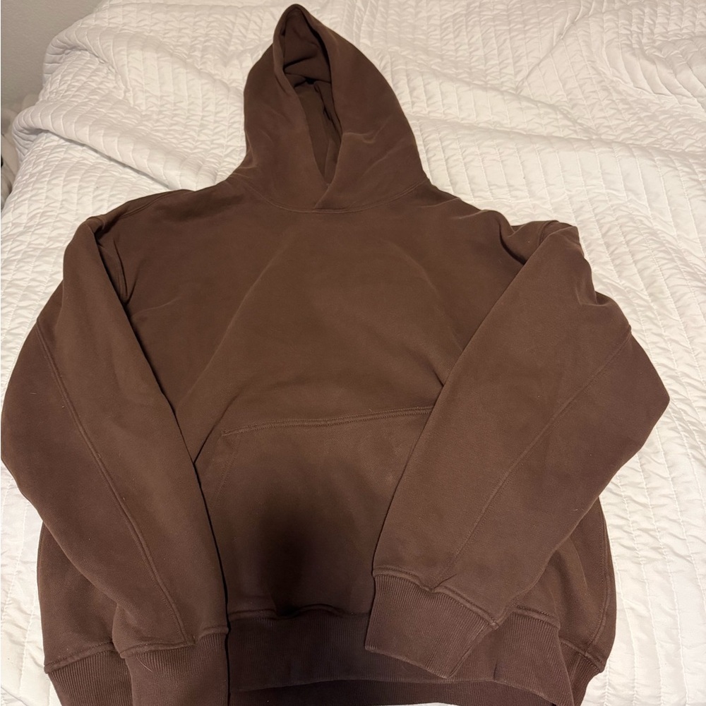 Abercrombie & Fitch Soft A&F Essentials Brown Hoodie